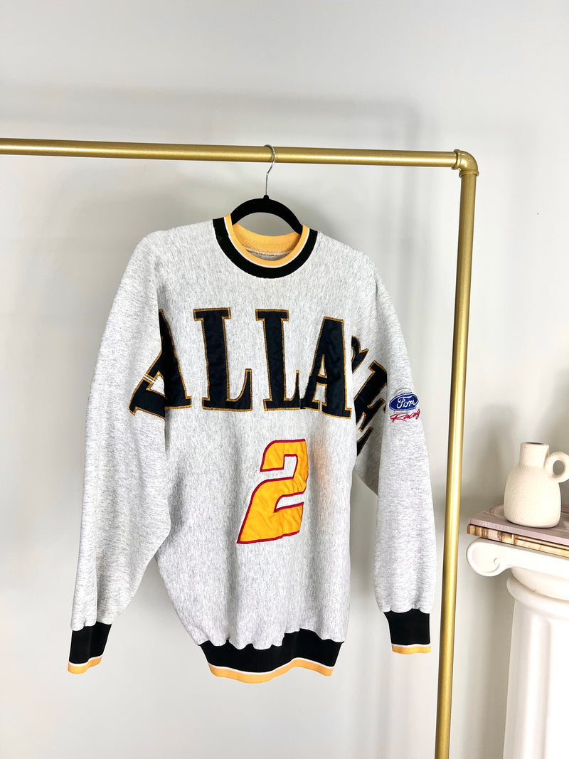 VINTAGE RUSTY WALLACE NASCAR FORD RACING CREWNECK