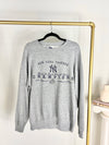 VINTAGE 1999 GREY NEW YORK YANKEES CREWNECK