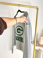 GREEN BAY PACKERS NIKE BOATNECK/OFF THE SHOULDER SWEATSHIRT