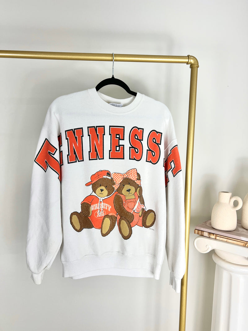 VINTAGE UNIVERSITY OF TENNESSEE VOLUNTEERS TEDDYBEAR CREWNECK