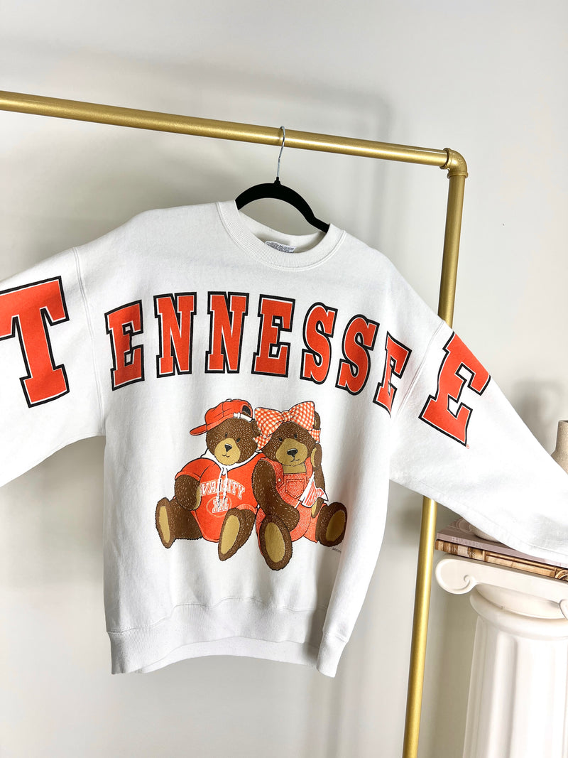 VINTAGE UNIVERSITY OF TENNESSEE VOLUNTEERS TEDDYBEAR CREWNECK