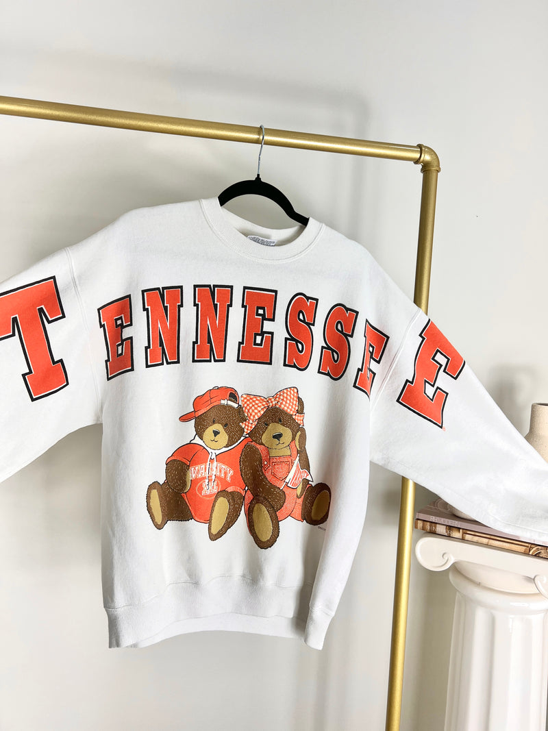 VINTAGE UNIVERSITY OF TENNESSEE VOLUNTEERS TEDDYBEAR CREWNECK