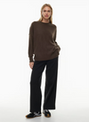 THE GROUP BABATON OATMEAL CASHMERE LUXE SWEATER