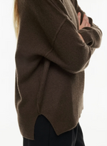 THE GROUP BABATON OATMEAL CASHMERE LUXE SWEATER