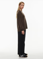 THE GROUP BABATON OATMEAL CASHMERE LUXE SWEATER