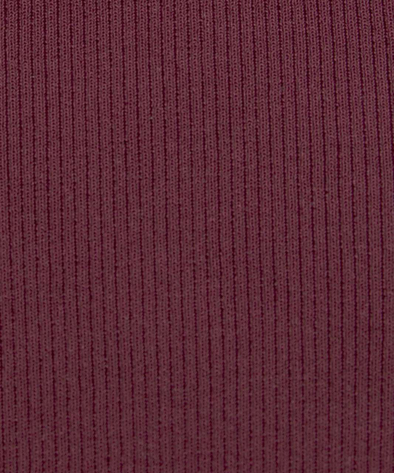 LULULEMON RIBBED KNIT TWIST BACK MOCK NECK SWEATER