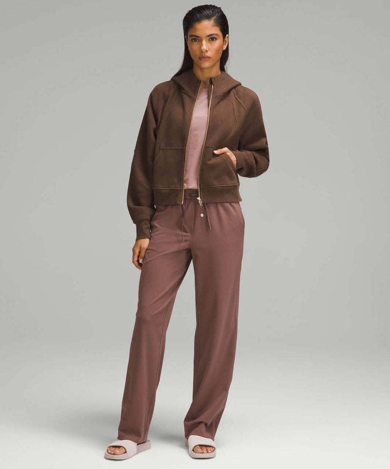 LULULEMON SCUBA OVERSIZED FULL ZIP CHOCOLATE BROWN HOODIE