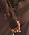 LULULEMON SCUBA OVERSIZED FULL ZIP CHOCOLATE BROWN HOODIE