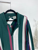 VINTAGE STRIPED COLLARED RUGBY SHIRT
