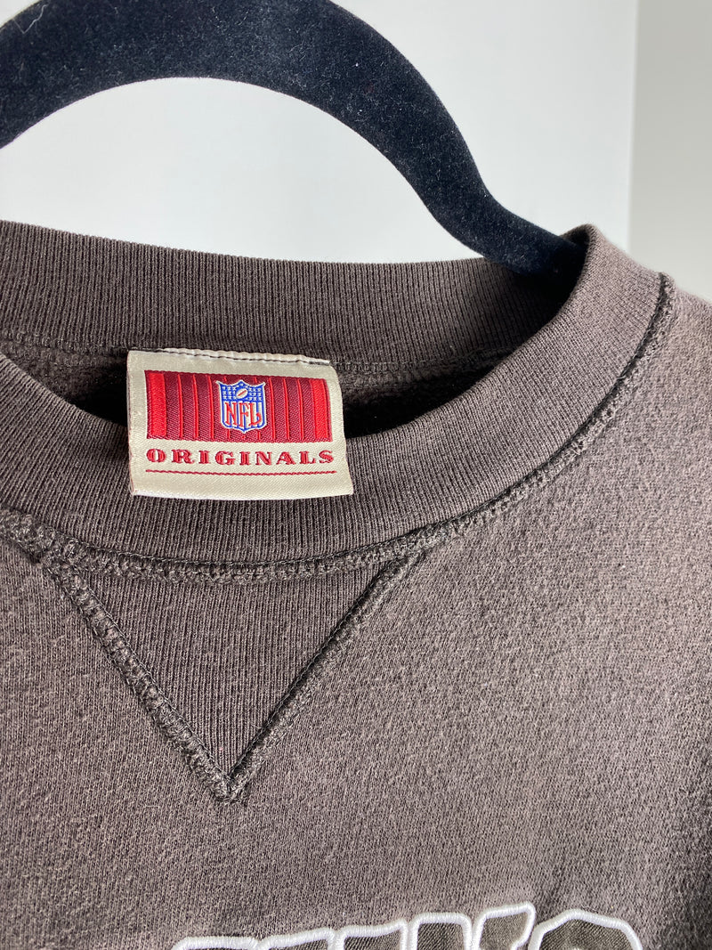 VINTAGE CLEVELAND BROWNS EMBROIDERED CREWNECK