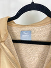 TNA COZY AF ZIP-UP TAN HOODIE